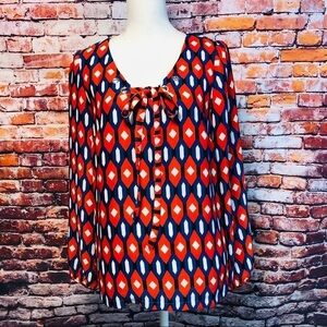 laundry by Shelli Segal - Womens geometric blouse